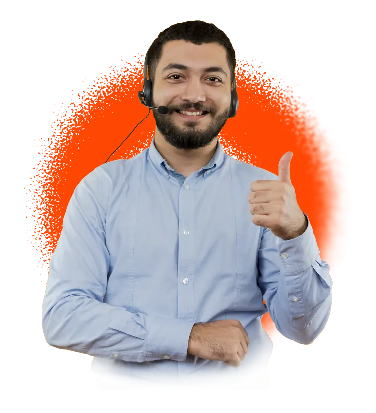 Customer support illustration representing TruKKer contact assistance