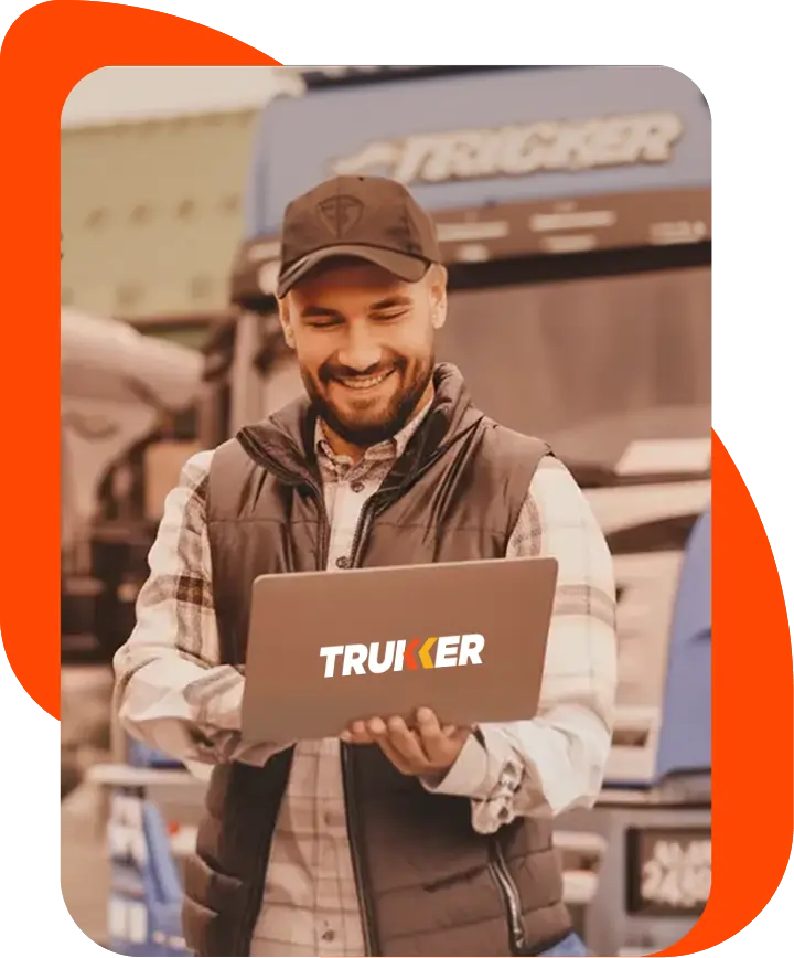Business executive monitoring real-time logistics dashboard